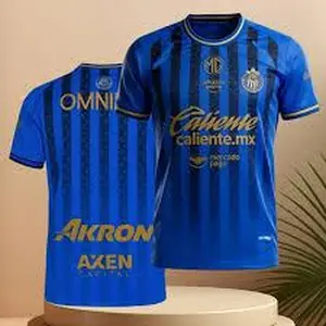 2526 Chivasss De Guadalajara Away Blue Short-Sleeved Soccer Kit Jersey Mexico, Liga MX
