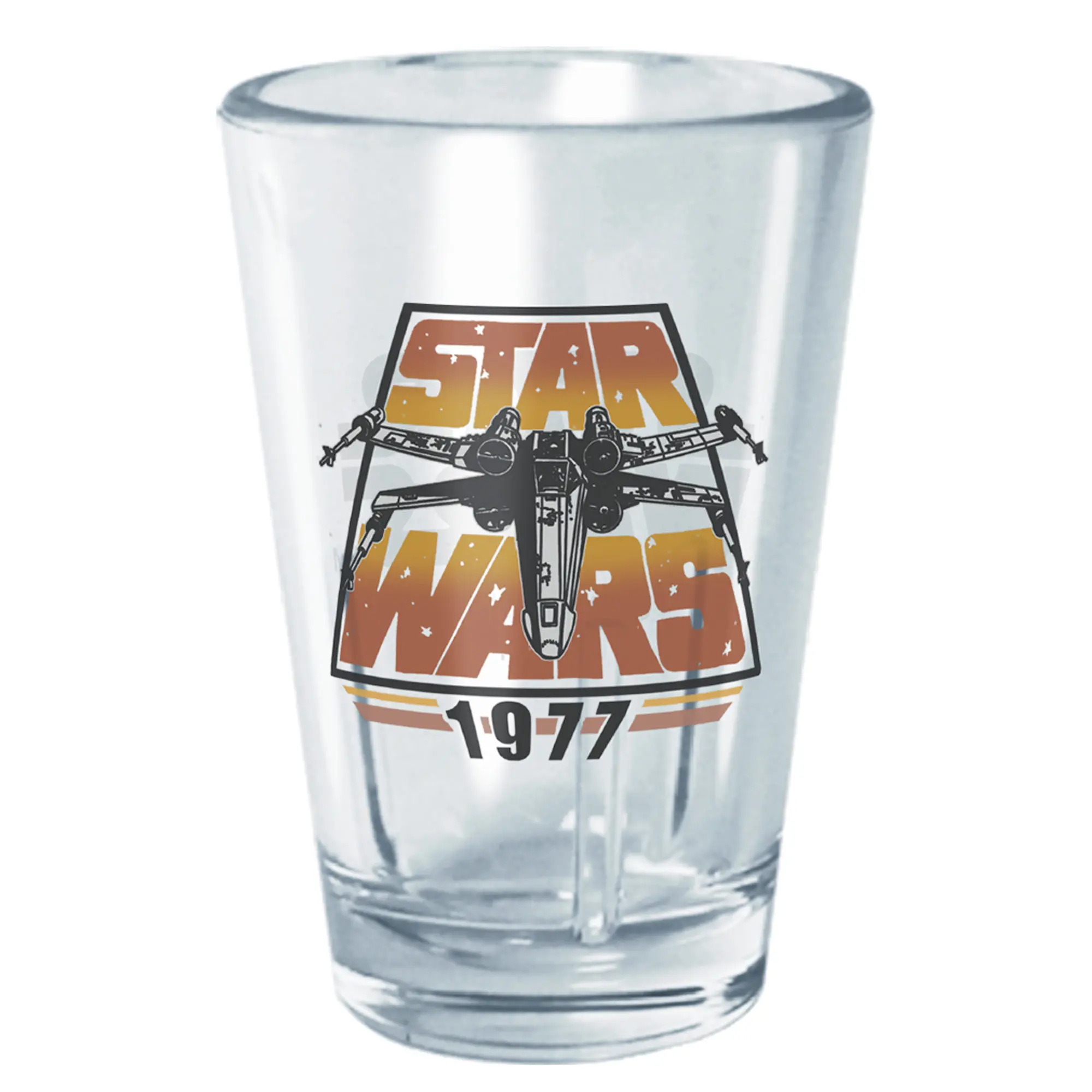 Star Wars Fighter Logo Tritan Shot Glass, 2oz Collectible Graphic Drinkware, Durable Heat-Resistant Kitchenware Glass, Drinking Glass