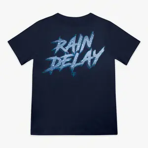 Rain Delay Lightweight Youth Tee - Navy