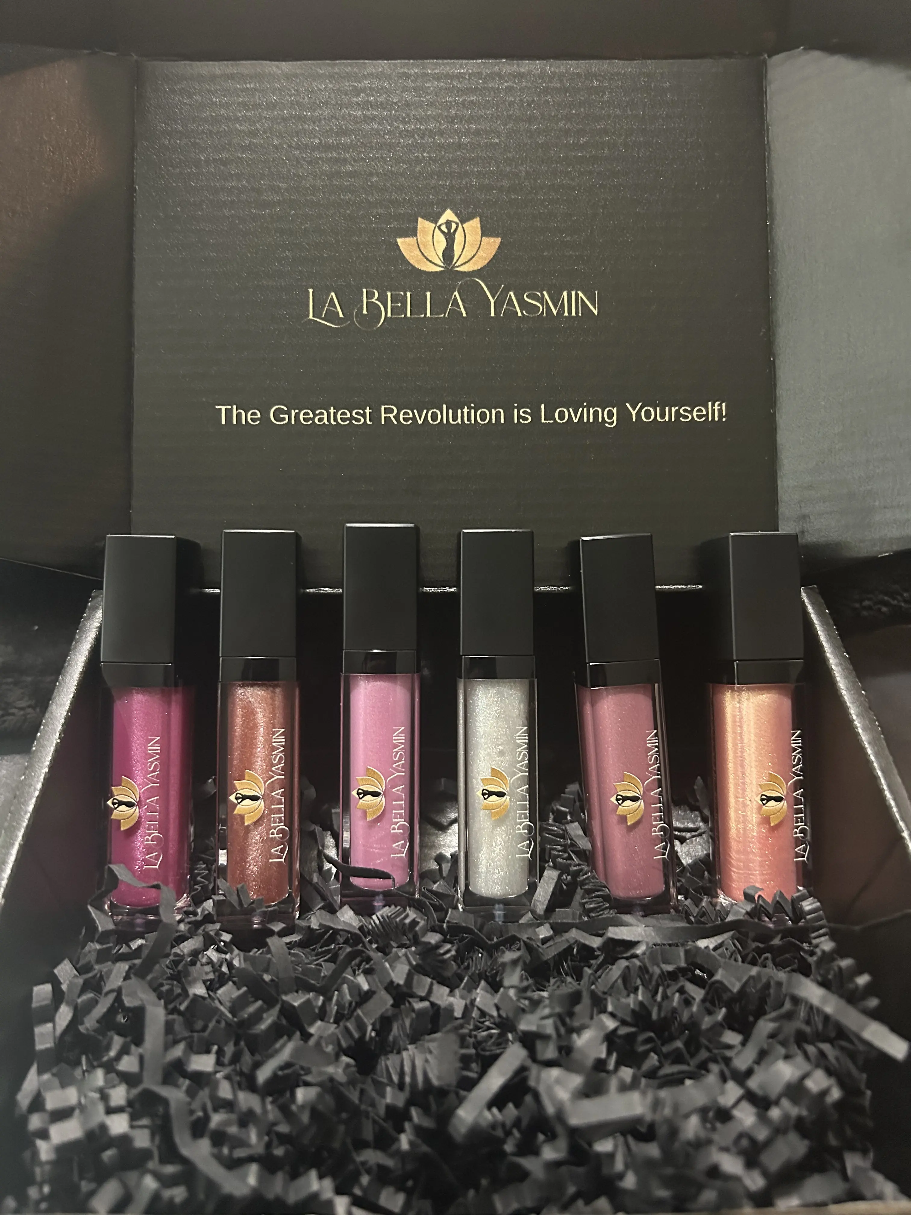 La Bella Yasmin Luxury Mineral 6 Piece Lip Gloss Set