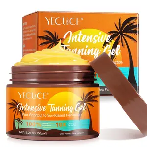 150g Tanning Cream, Natural Tanning Cream, Mild and Non-irritating Tanning Cream, Suitable for Beach Sun Bath, Moisturizing Tanning Cream, Body Care, Cosmetic