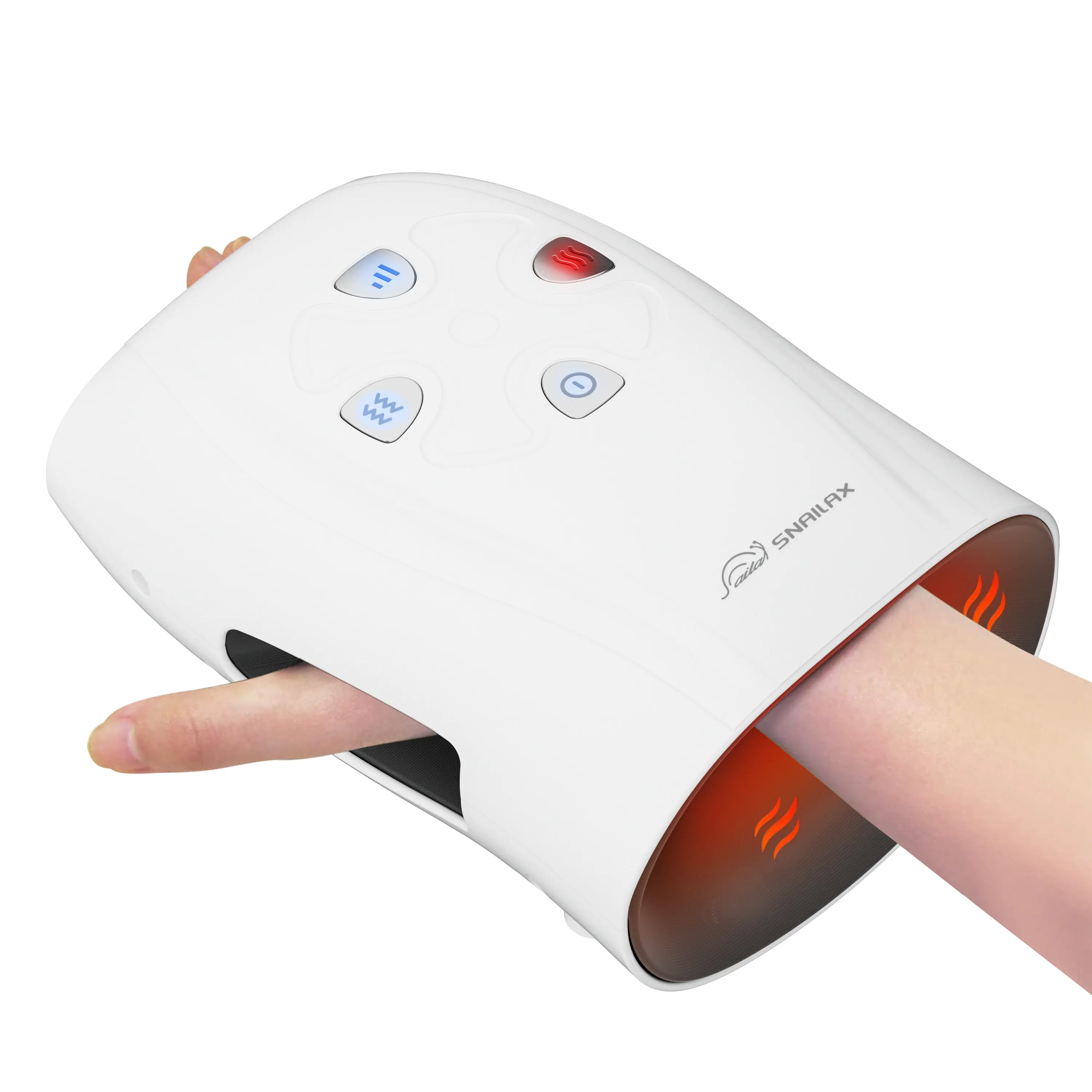 Snailax Hand Massager with Heat and Compression - Father Day Gift, Hand Massager for Arthritis and Carpal Tunnel Finger Numbness, FSA Eligible, Cordless Hand Massagers for Palm & Wrist Circulation
