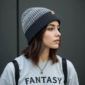 Fleece-Lined Knit Beanie – Thick Warm Hat for Men & Women, Cozy Outdoor & Everyday Cap