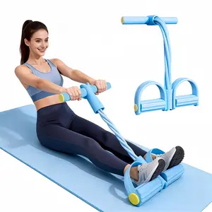 2026 Latest Detachable Pedal Resistance Device | Adjustable Tension Pedal Puller | Multifunction Full Body Workout Equipment for Home Gym | Yoga Abdominal Sit Up Exercise