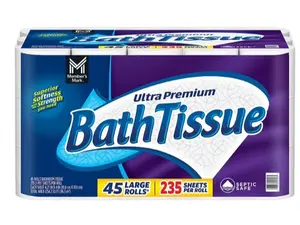 Ultra Premium 2-Ply Toilet Paper 45 Rolls | Soft & Strong Bathroom Tissue | 235 Sheets Per Roll | Bulk Toilet Tissue Pack for Home & Office