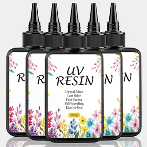 High Viscosity UV Resin – Crystal Clear, Low Odor, Yellowing Resistant & Low Shrinkage – Perfect for 3D Keychains, Decorative Ornaments, LED Encapsulation & Professional Manufacturing – KHKD Resin