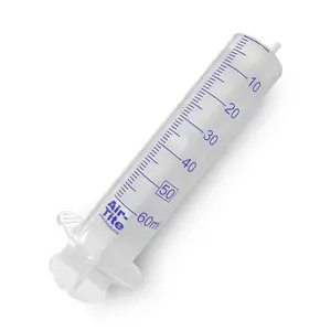 Air-Tite All Plastic 50 mL Luer Slip Syringe, 30 ct