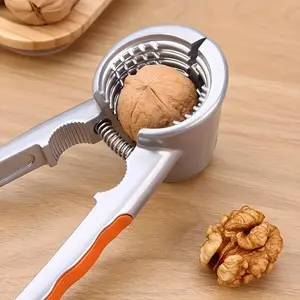 Multifunctional Nut & Dried Fruit Opener, Durable Sturdy Aluminum Walnut Cracker, Ergonomic Handle Design, Easy Peel Walnuts Hazelnuts Almonds, Nutcracker, Kitchenware, Kitchen Utensils, Kitchen Gadgets
