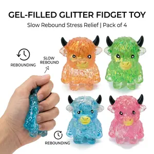 Super Squishes toys Slow Rebound Cow Toy - Stress Relief Toy, Satisfying Squeeze, Fun Sensory Play for Kids squishy