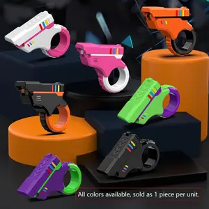 3D Printed Stress Relief Sliding Toy, Edc Finger Spinner for Adhd and Asmr, Novelty Relaxing Tool, Texture Flip Ring for Adults, Fidget Gadget, Stress Relief Gadgets