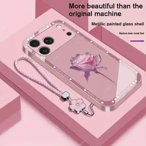 iPhone 11-17 Series Premium Phone Case |   Free Four-Leaf Clover Lanyard |   Drop-Proof & Anti-Fingerprint