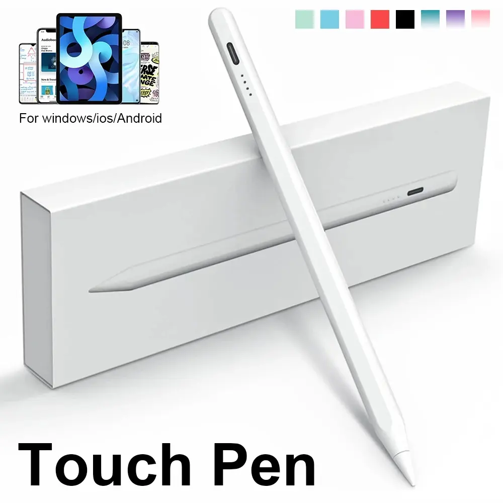 Active Stylus Pen with Anti-palm Rejection, Capacitive Pen with Tilt Function & Magnetic Attachment, Tablet & Computer Accessories for iPad, Premium Stylus
