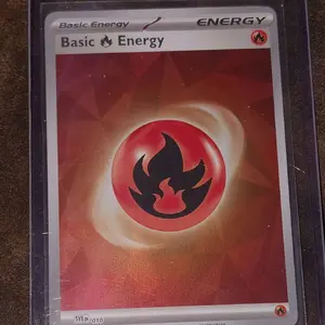 Basic Fire Energy SV Prismatic Evolution 2024 Common Holo #010 Trading Card