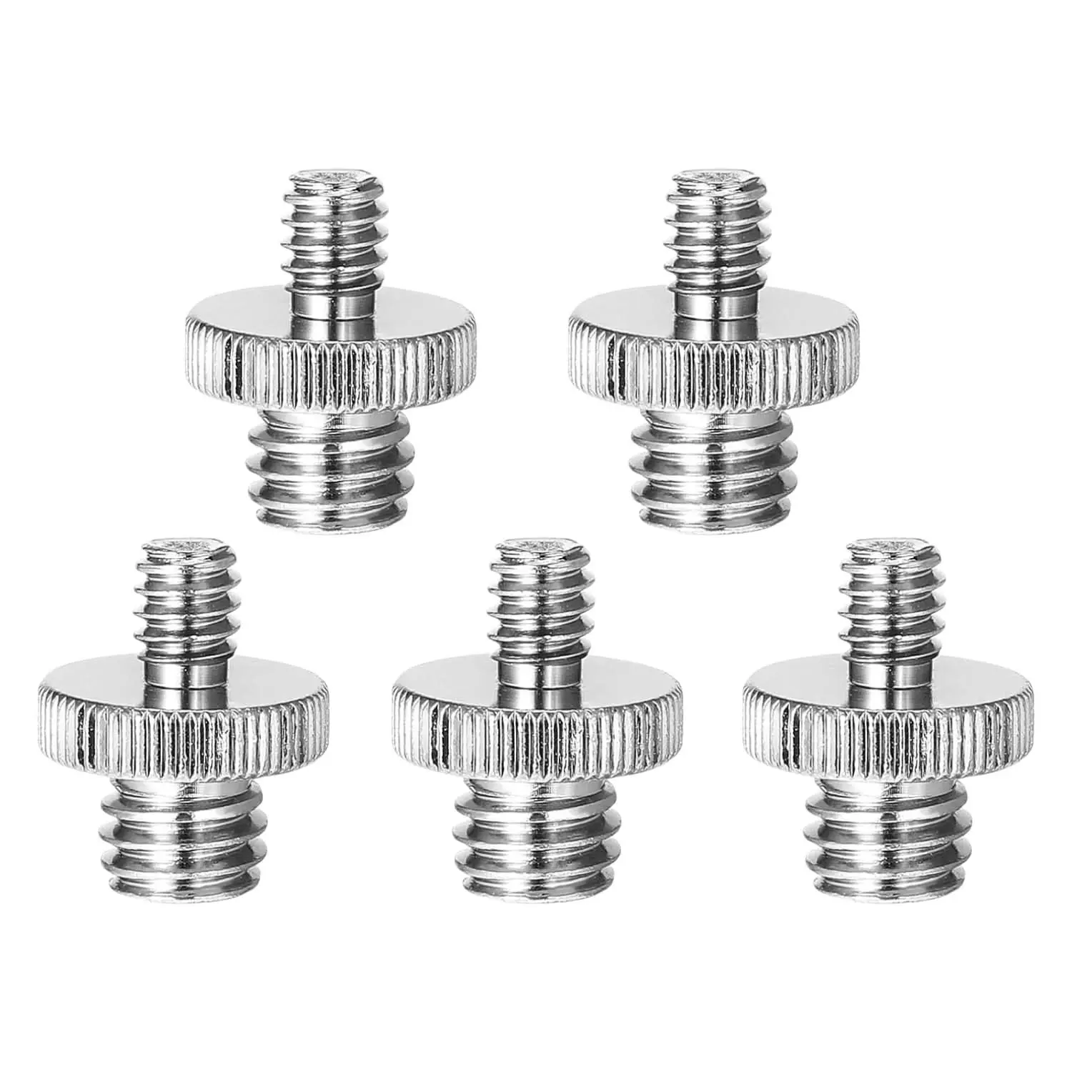 5 Core 3/8 to 1/4 Adapter 5Pcs Camera Mount Durable Tripod Screw Adapter for DSLR Monopod Microphone Photographic Fill Light