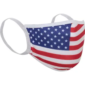 US Flag Reusable 3 Layer Facemask