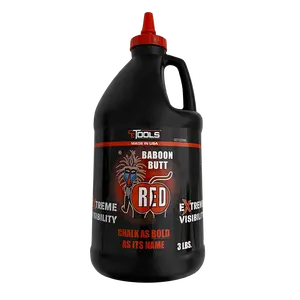 Baboon Butt Red Extreme Visibility Marking Chalk - 3lb