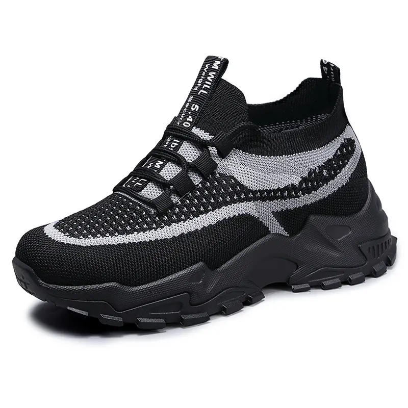 OFIREND Women's All-Surface Closed-Toe Light Casual Trainers - Unisex Chunky Sneakers, Breathable Mesh Upper, Non-Slip Rugged Sole, for Street Style & Daily Wear, All-Surface Casual Trainers