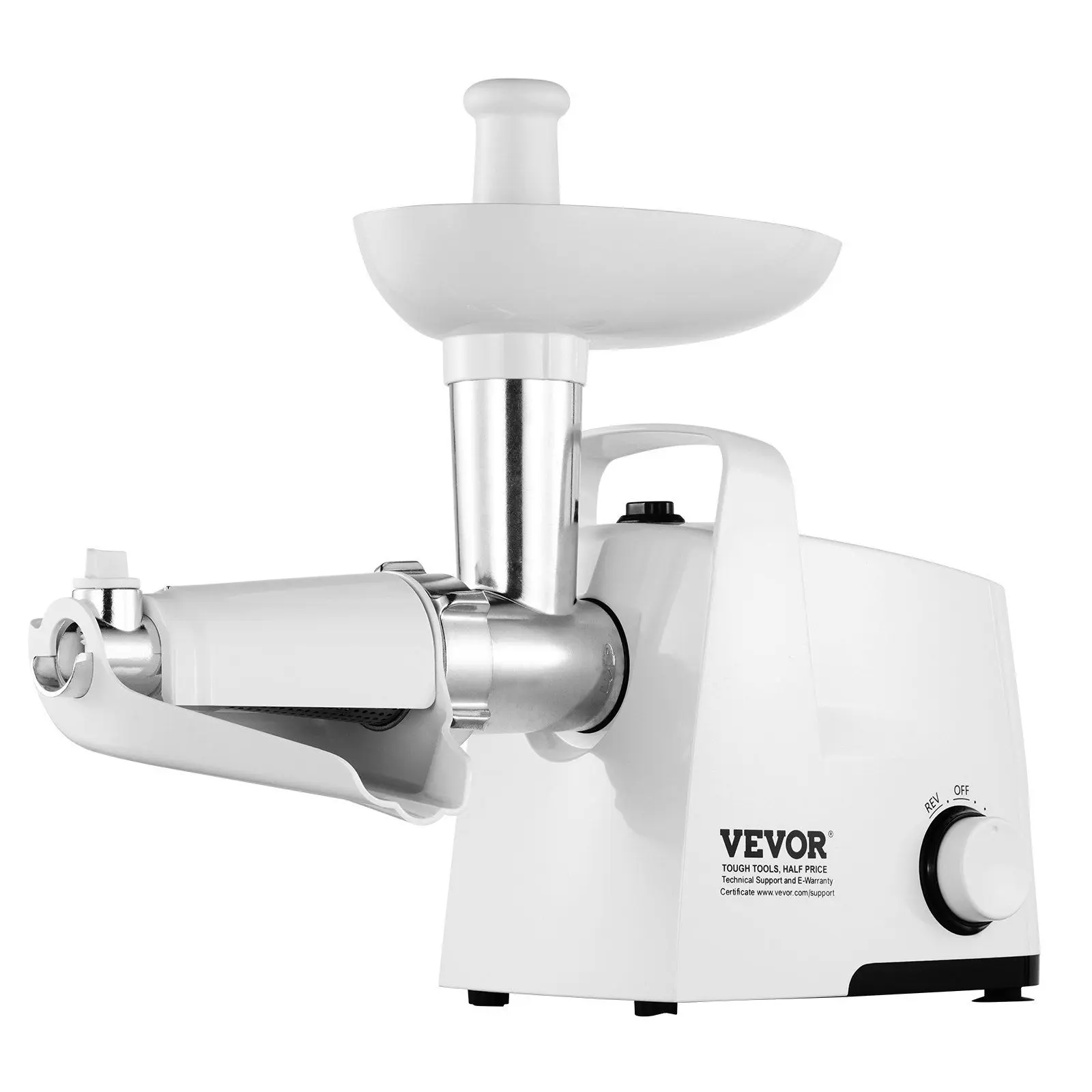 VEVOR Electric Tomato Strainer - 4 LBS/Min, 300W Tomato Sauce Maker Machine, 2 Cutter Plates, Adjustable, DIY Healthy Food, Efficient Grinding, Easy Cleanup for Home Use