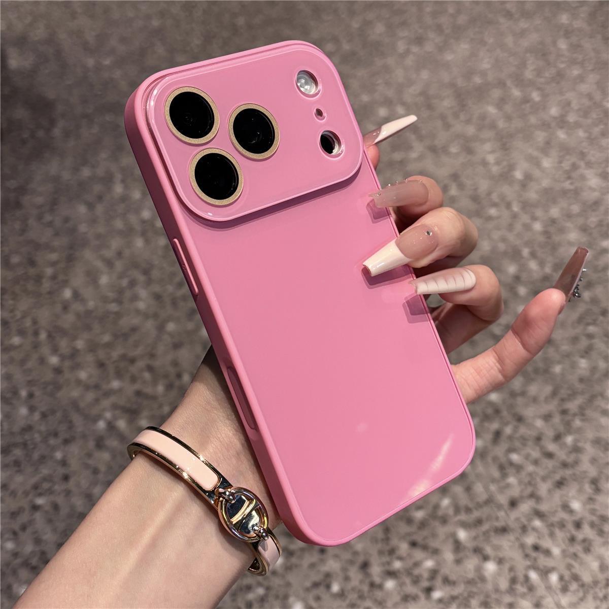 Candy Macaron Series – Skin-Feel Crystal Clear Case for iPhone 17, 16, 15, 14, 13 Pro Max – Soft TPU Bumper + Hard PC Back – Full Lens Coverage – Cute, Minimalist, Pink & White Candy Macaron Series – Skin-Feel Crystal Clear Case for iPhone 17, 16, 15, 14, 13 Pro Max – Soft TPU Bumper + Hard PC Back – Full Lens Coverage – Cute, Minimalist, Pink & White