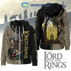 Epic Fantasy Ring Hoodie, Lord of the Rings Inspired 3D Graphic, Mythic Movie Sweatshirt, Unisex XS To 6XL Fellowship Pullover, Middle Earth Fan Wear