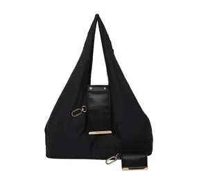 Keychain Tote Bag, Foldable Tote Bag, Expandable Leather Mini Bags with Key Ring, Portable Handbag for Daily Errands