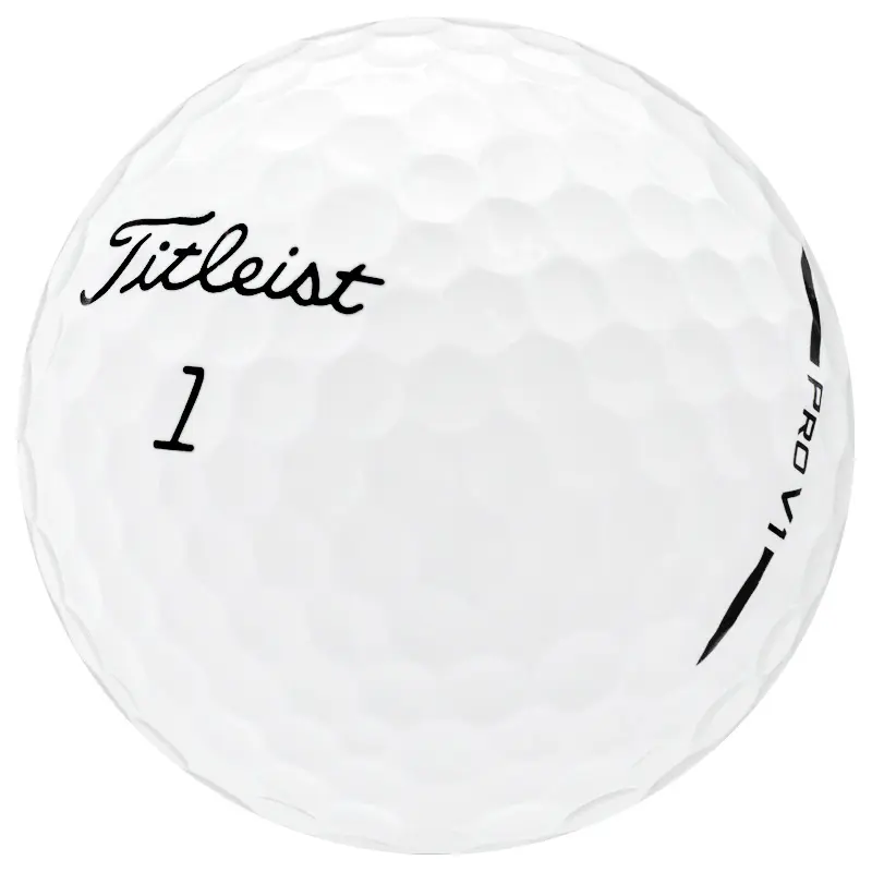 Titleist Pro V1 2025 Golf Balls - Near Mint Premium Balls for Distance, Controlled Flight, and Short-Game Control (1 Dozen)