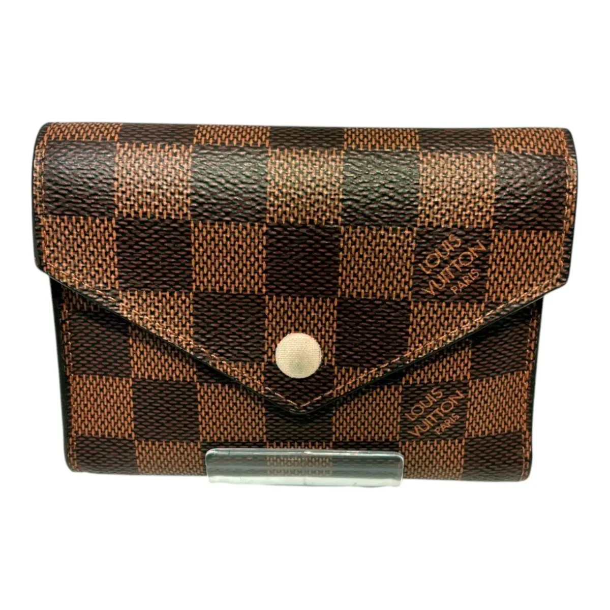 Pre-owned Louis Vuitton Canvas Small Leather Goods Damier Trifold Wallet