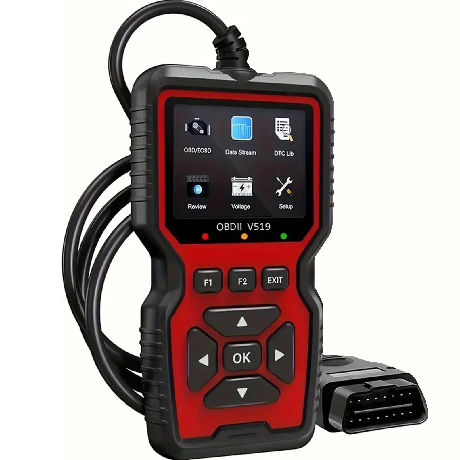 OBDII Scanner Diagnostic Tool, Car Engine Code Reader, Multifunctional Car Diagnostic Tool Suitable for All OBDII/EOBD Vehicles After 1996, Men Gifts