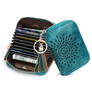 APHISON Women's Simple Plain Sunflower Pattern Wallet, Casual Pu Leather Zipper Card Holder, Trendy All-match Wallet for Daily Use, Fall Outfits, Fall Freshness