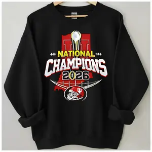 Indiana Hoosiers National Champions 2026 Sweatshirt, IU Football Championship Sweater, College Football Fan Gift, Retro University Sports Crewneck, Indiana Pride Apparel, Unisex, Trendy
