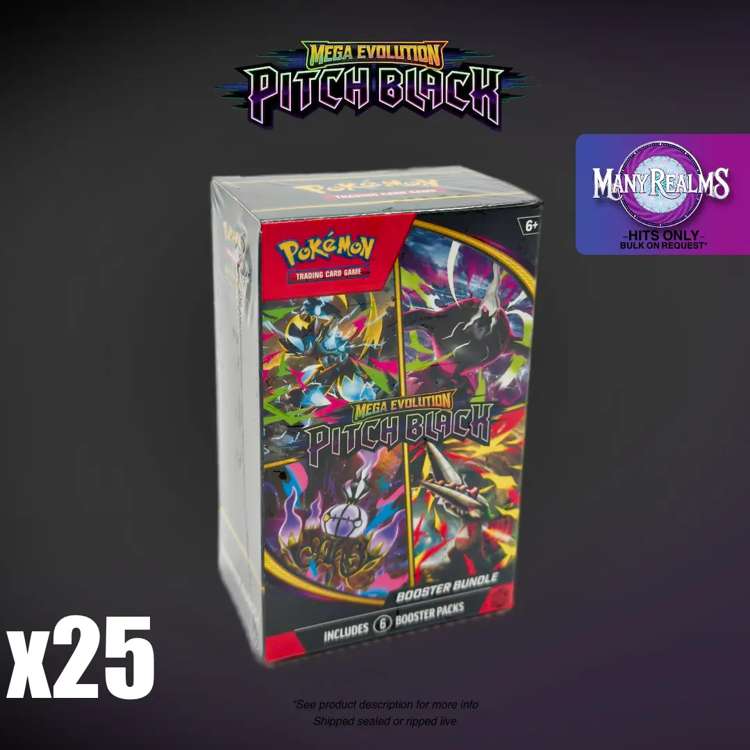 SEALED CASE of 25 Pitch Black Booster Bundles - Pokemon