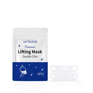 V-Shaped Chin Mask for Double Chins, Lifting Face Mask for Sagging Skin - Moisturizing and Hydrating Chin Strap, Contours and Lifts Jawline, Firms Facial Skin for Small Face Appearance, Adjustable Skin Care