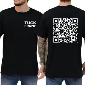 Tuck Frump QR Code T-shirt, Funny Shirts, Democrat Tee, Left Wing Shirt, Casual Wear, Comfy Cotton