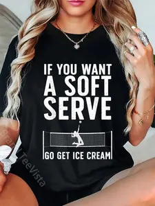 100% Cotton Unisex Volleyball Art For Women College Volleyball Players T-Shirt Casual Graphic Printed Vintage Tshirt