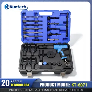 Powerful Multi-Functional Pneumatic Air Hammer Kit - Heavy Duty Auto Repair Chassis & Sheet Metal Air Hammer Tool Set with Complete Accessories KT-6071