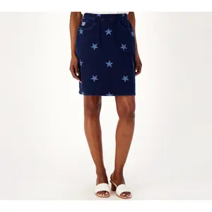 Quacker Factory DreamJeannes 5 Pocket Skort