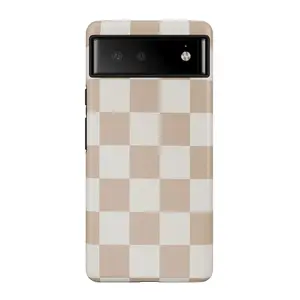 Fit Check | Neutral Checkerboard Google Pixel Case