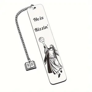 Creative Design Stainless Steel Bookmark, Creative Bookmark with Chain, Book Mark for Men & Women, Book Accessories, Ideal Present for Holiday & Birthday