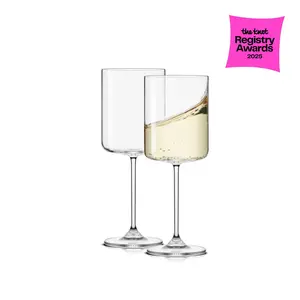 Claire White Wine Glasses