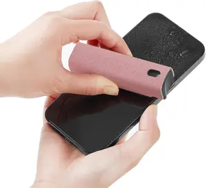 3 in 1 Spray & Wipe Screen Cleaner, Multifunctional Phone Screen Cleaning Tool, Detachable Supplementary Cleaning Solution, Mobile Phone Accessories, Camera, Laptop Cleaner