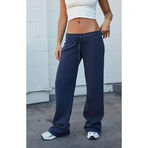John Galt Women's Blue Hilary Baggy Sweatpants