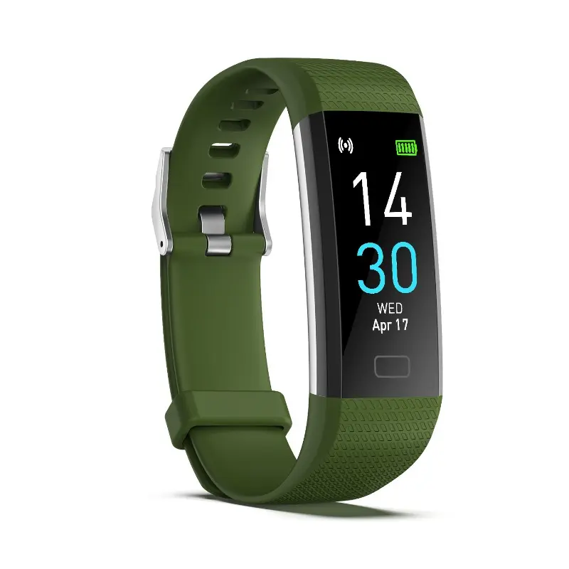 S5 Wearable Fitness Tracker - Bluetooth Workout Device with Body Temperature, Blood Pressure, Heart Rate Monitoring & Step Counter Smart Wristband