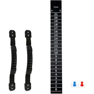 Cornhole Steel Scoreboard with Magnetic Score Keepers with Durable Board Handles