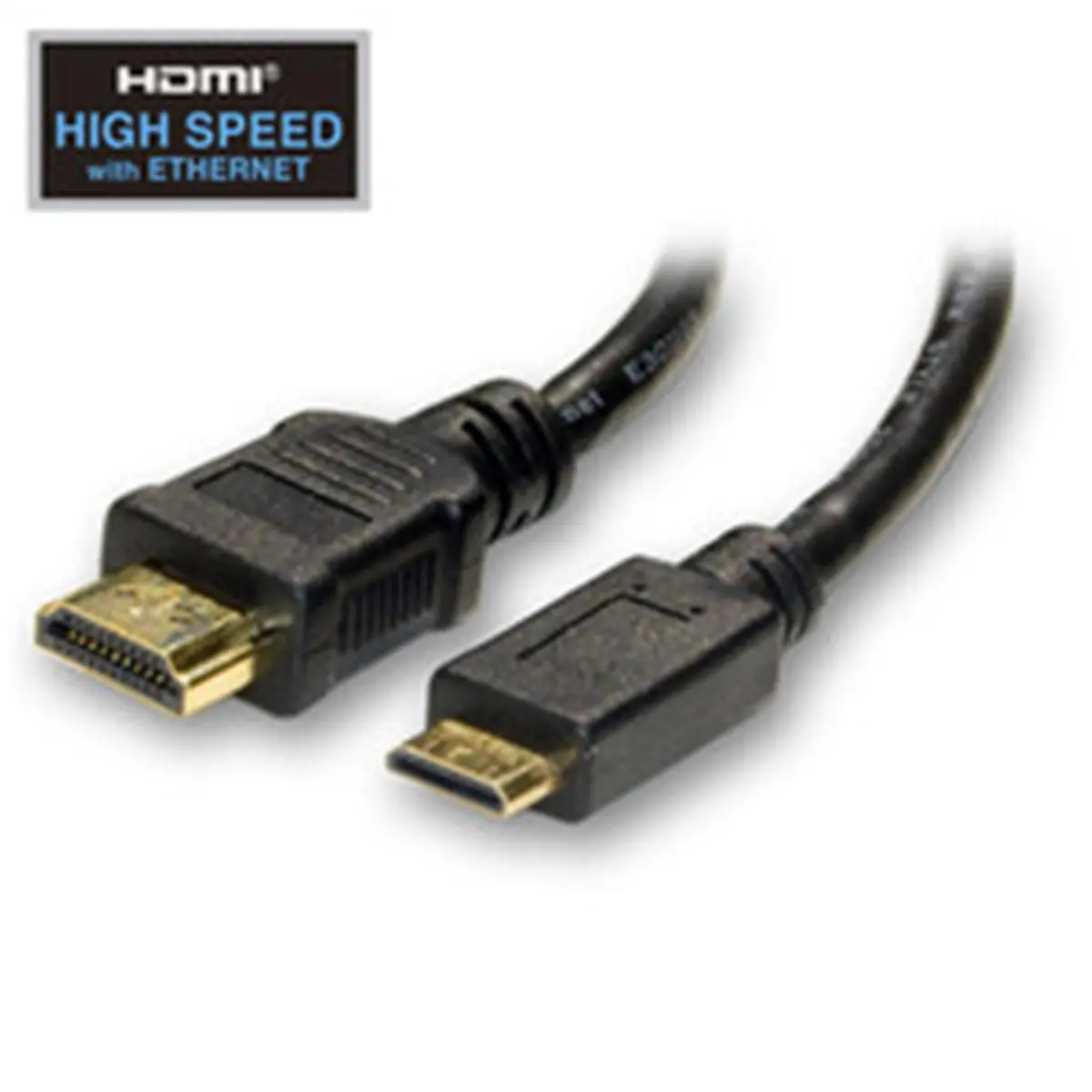 Cable Wholesale Mini HDMI Cable- High Speed with Ethernet- HDMI Male to Mini HDMI Male (Type C) for Camera and Tablet- 6 foot, Male Plugs, Connectors