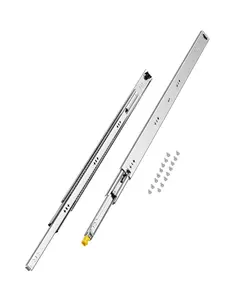 VEVOR Set of 2 Drawer Rails, Full Extension, Available in Various Sizes from 16 to 60 inches, 250 lbs Weight Limit, Locking Mechanism, Ball Bearing Side Mount Drawer Slide Rail