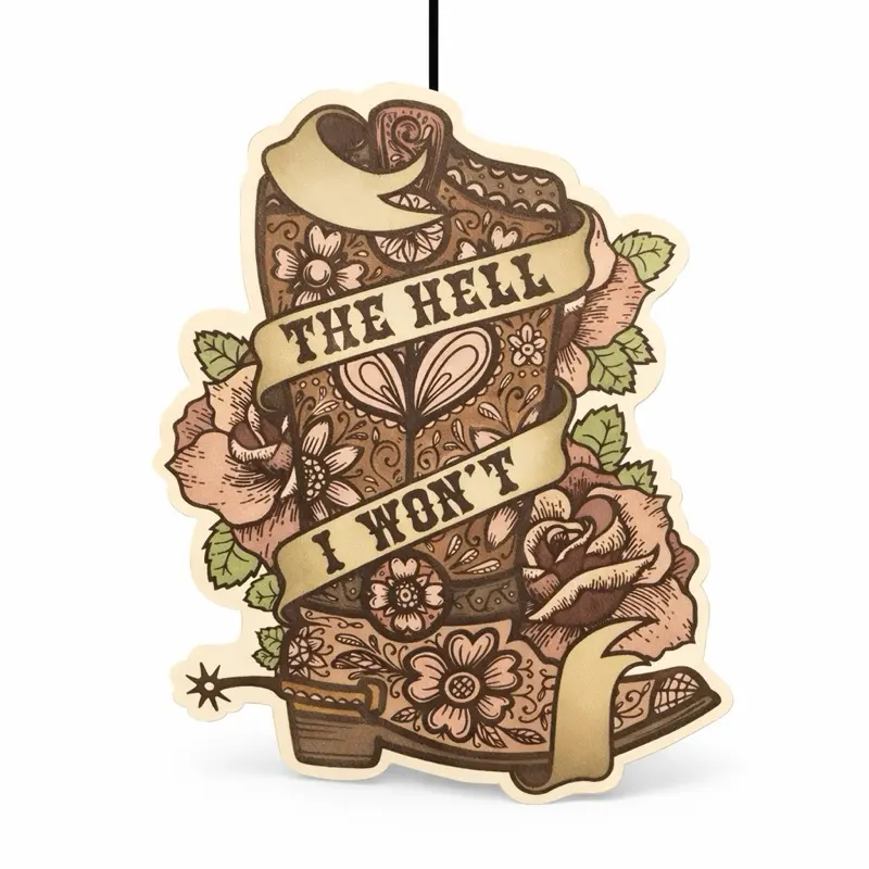 Sassy Western Boot Car Freshie | Cowgirl Air Freshener | Cute Country Car Accessory | Long Lasting