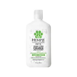 Petz Creamy Citrus Orange & Red Raspberry 2-in-1 Herbal Shampoo & Conditioner