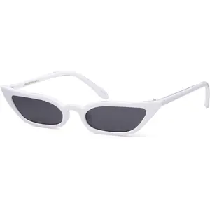 Retro  eye Sunglasses for Women Cute Small Narrow Skinny Sexy 50s 60s Stylish Cateye Sun Glasses