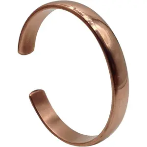 Hand Forged 100% Copper Bracelet. Made with Solid and High Gauge Pure Copper.