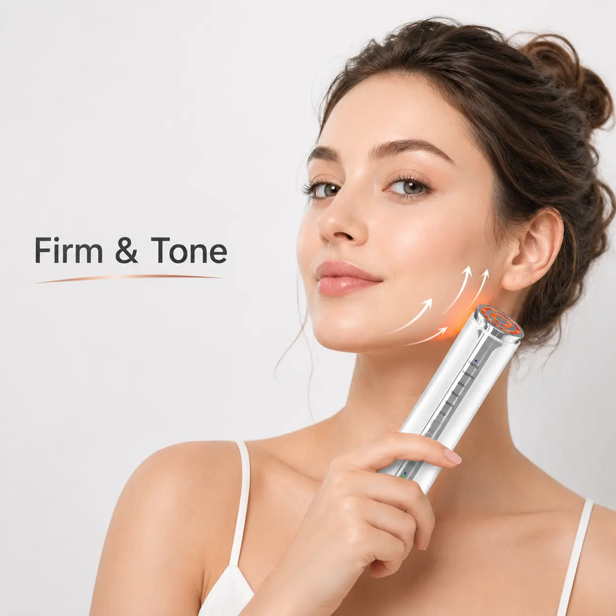 Facial Device, Facial Massager, Home Use Skin Tightening Machine Light Therapy for Face Eye Neck Lifting 6 in 1 Skin Care Tool Gift